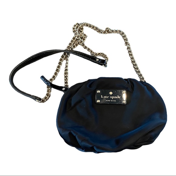 kate spade Handbags - Kate Spade Black Nylon Pouch Handbag